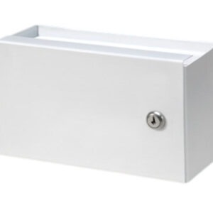 Thermostat Enclosure, heavy duty metal enclosure with hinged access door & locked cover.