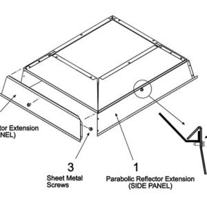 Parabolic Reflector extension for SGM10