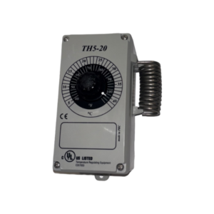 High Humidity Environment Line voltage Thermostat controls up to 6 SunStar Infrared Tube Heaters (40F to 104F with 2.5F Differental)